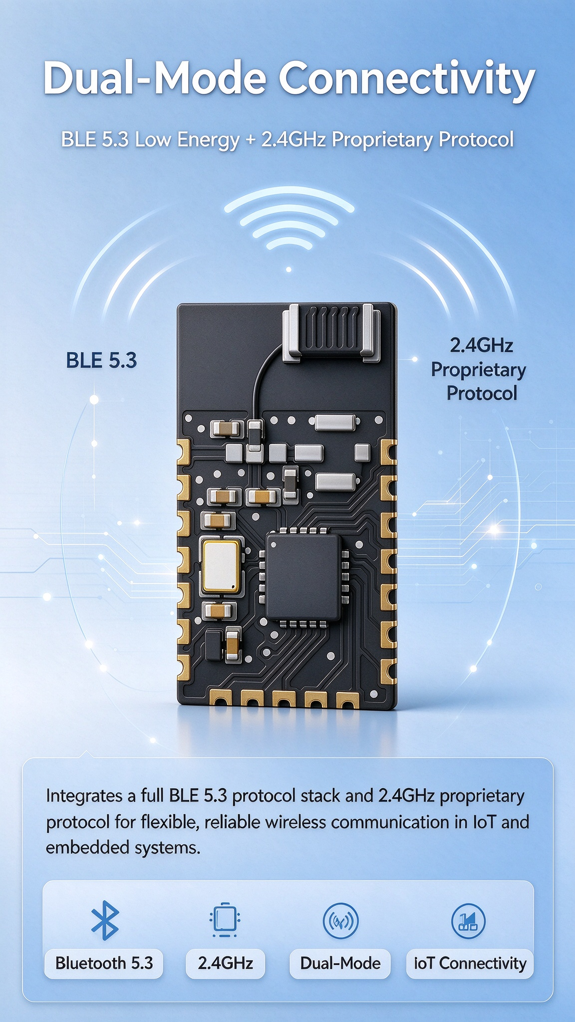 05 BLE5.3 UART Transceiver Module