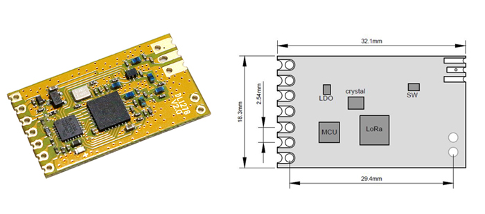 LORA RF Module with MCU