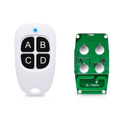 MCU 4-Key Remote Control 433M Goose Egg Shape