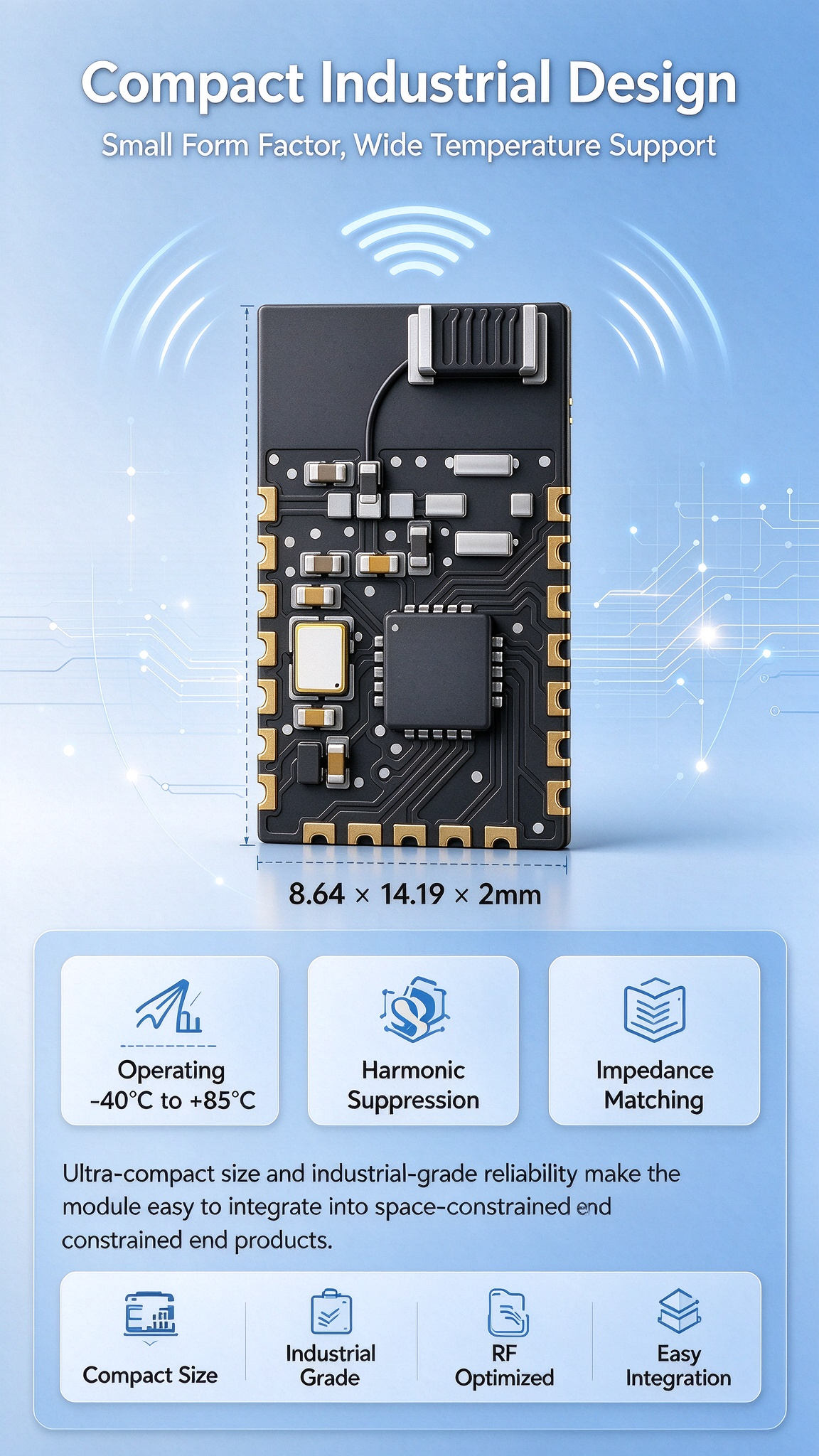 09 BLE5.3 UART Transceiver Module